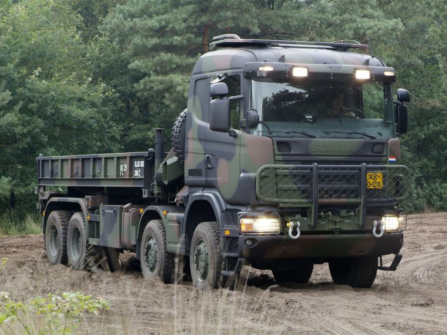  Scania R124CB 8x4 HZ 1995 года  (фото 1 из 2)